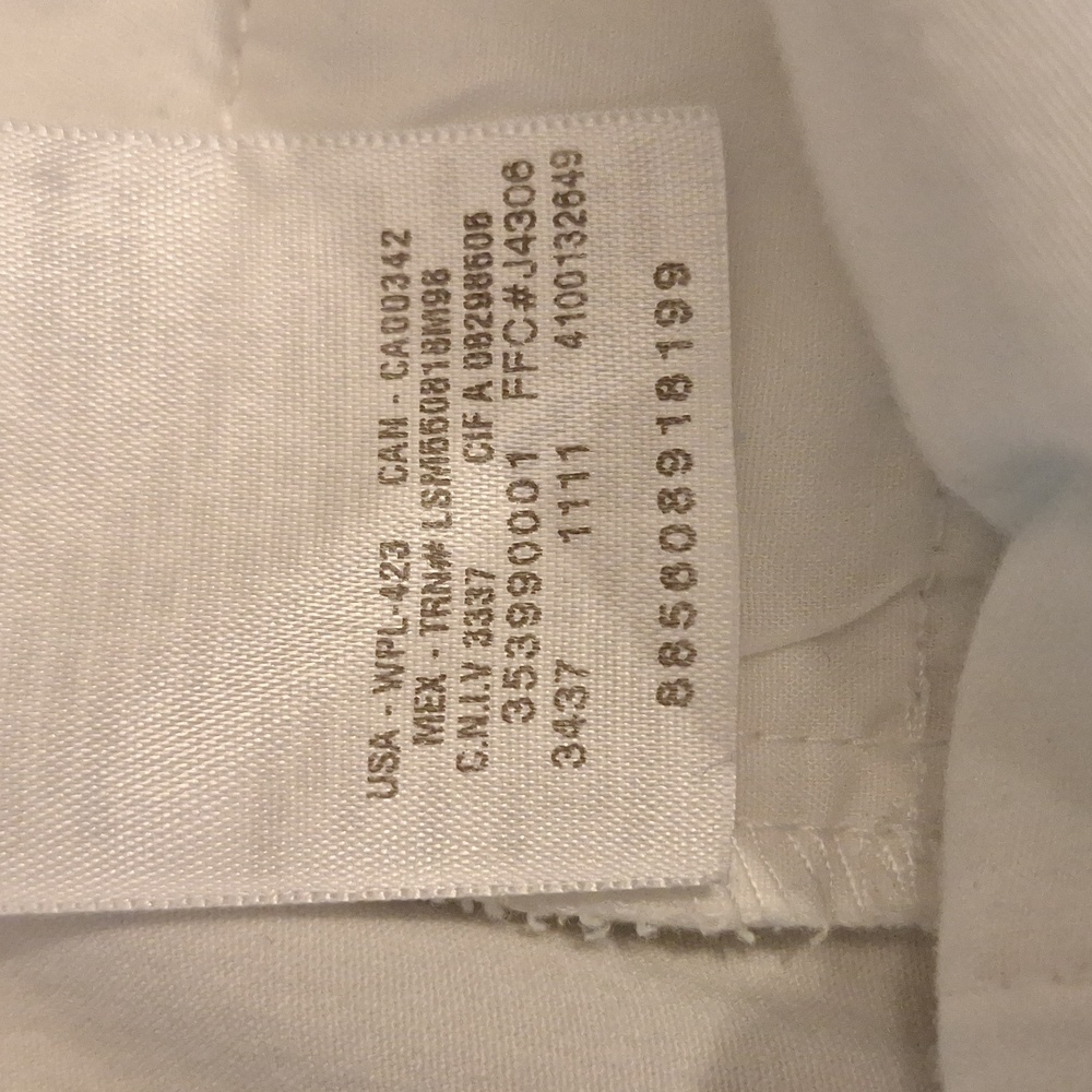 Dockers Womens 8 White Bermuda Shorts WPL-423 Flat Front - Picture 10 of 10